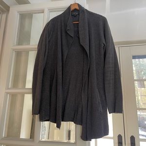 Cozy Chic Lite Cardigan Large Brown
